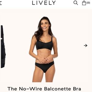 Lively No Wore Balconette Bra